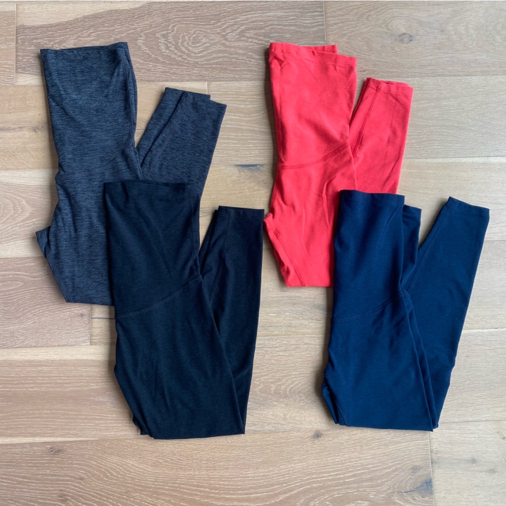 Beyond Yoga Spacedye Maternity Legging Bundle (4)